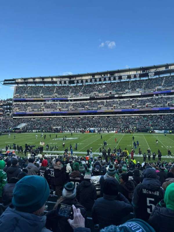 Lincoln Financial Field, section: 103, row: 27, seat: 5