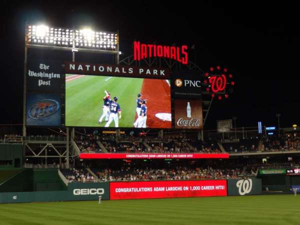 Nationals Park, section: 113, row: J, seat: 15