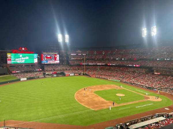 Busch Stadium, section: 360, row: 1, seat: 8