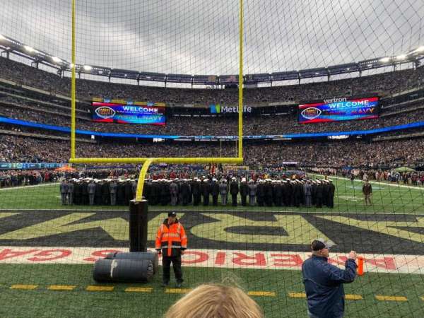 MetLife Stadium, section: 101, row: 2, seat: 5
