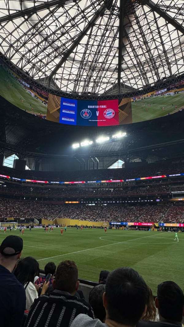 Mercedes-Benz Stadium, section: C109, row: 4, seat: 2