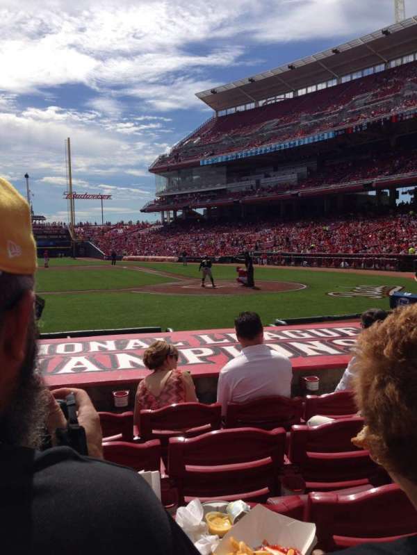 Great American Ball Park, section: 118, row: J, seat: 6