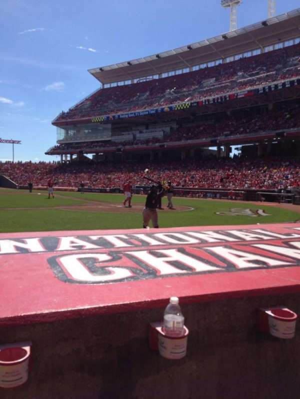 Great American Ball Park, section: 118, row: G, seat: 8