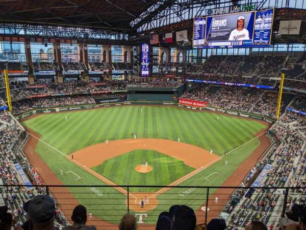 Globe Life Field, section: 314, row: 4, seat: 4