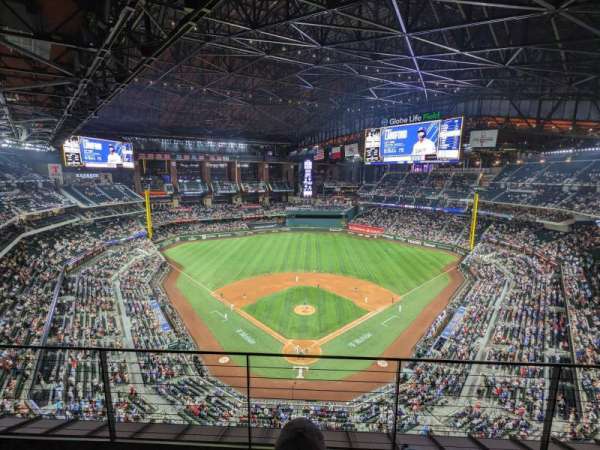 Globe Life Field, section: 314, row: 3, seat: 6