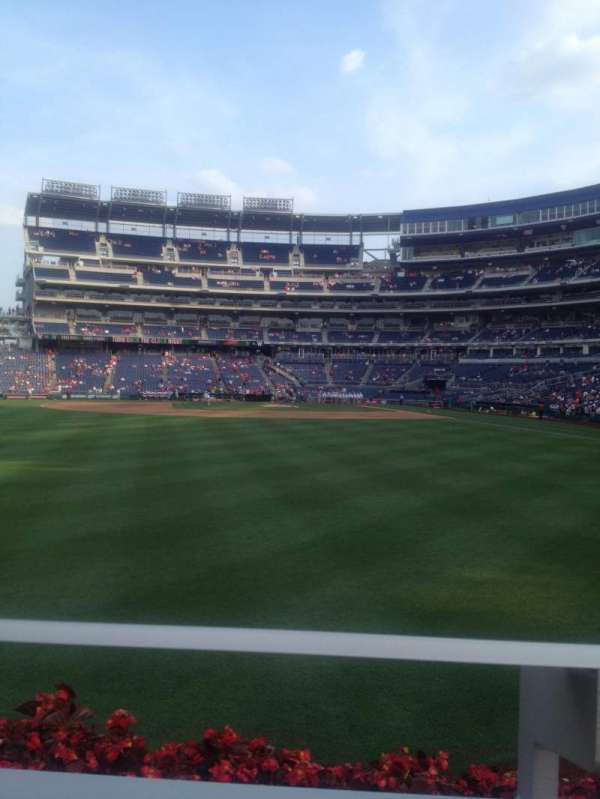 Nationals Park, section: 103, row: A
