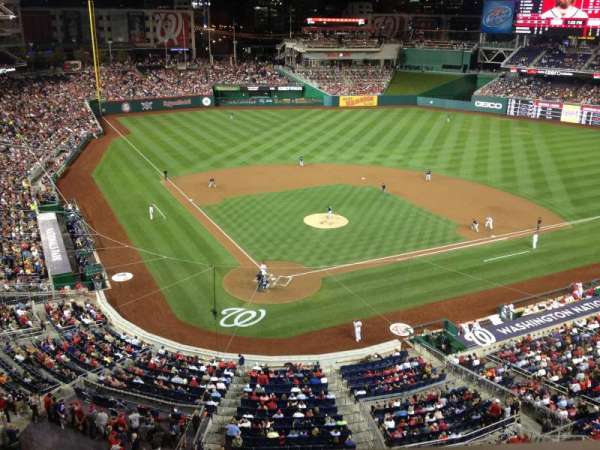 Nationals Park, section: 315, row: A, seat: 4