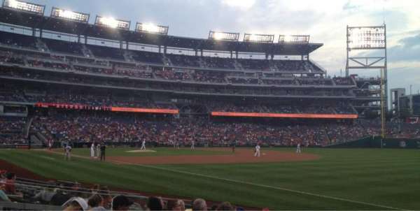 Nationals Park, section: 135, row: M, seat: 2
