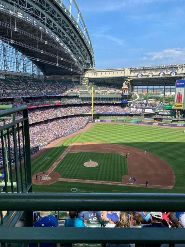 American Family Field, section: 415, row: 8, seat: 2