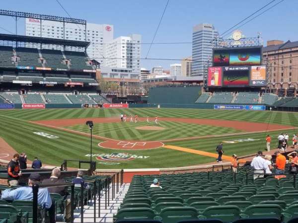 Oriole Park at Camden Yards, section: 34, row: 16, seat: 8
