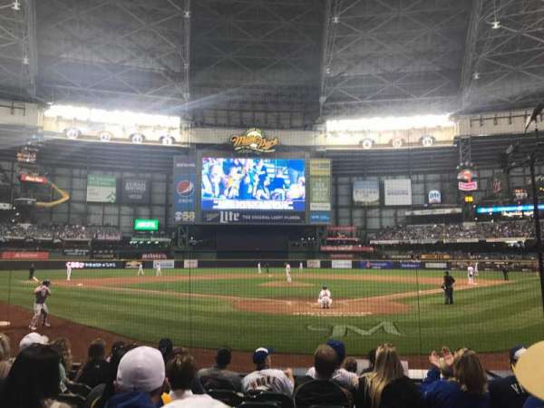 American Family Field, section: 118, row: 8, seat: 8