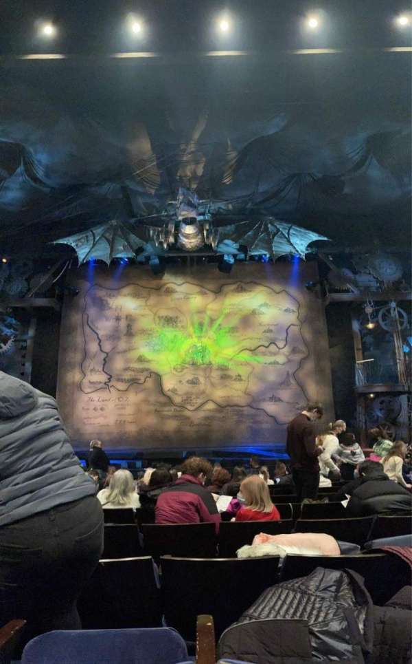 Gershwin Theatre, section: Orchestra C, row: G, seat: 112