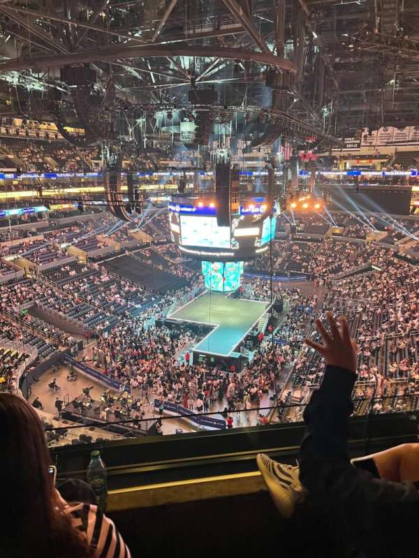 Crypto.com Arena, section: 307, row: 2, seat: 9