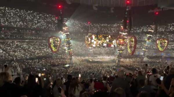 Allegiant Stadium, section: 140, row: 38, seat: 25