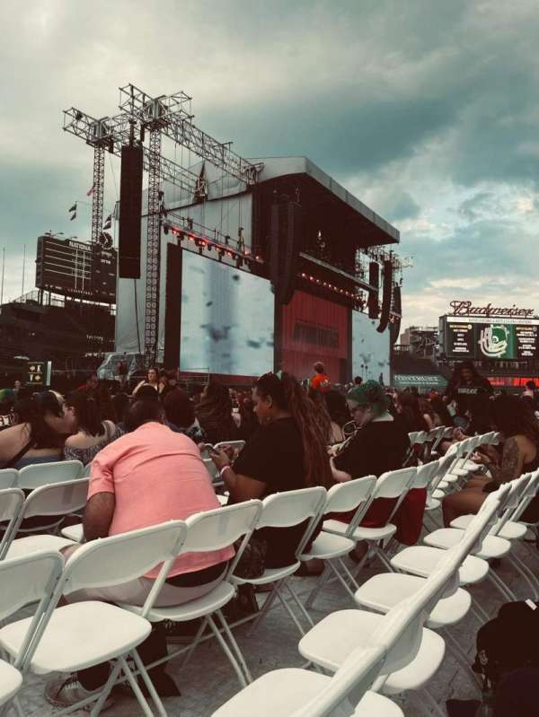 Wrigley Field, section: FLD V, row: 7, seat: 19