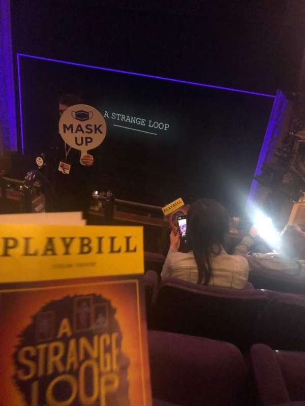 Lyceum Theatre, Broadway, section: Mezzanine R, row: D, seat: 4