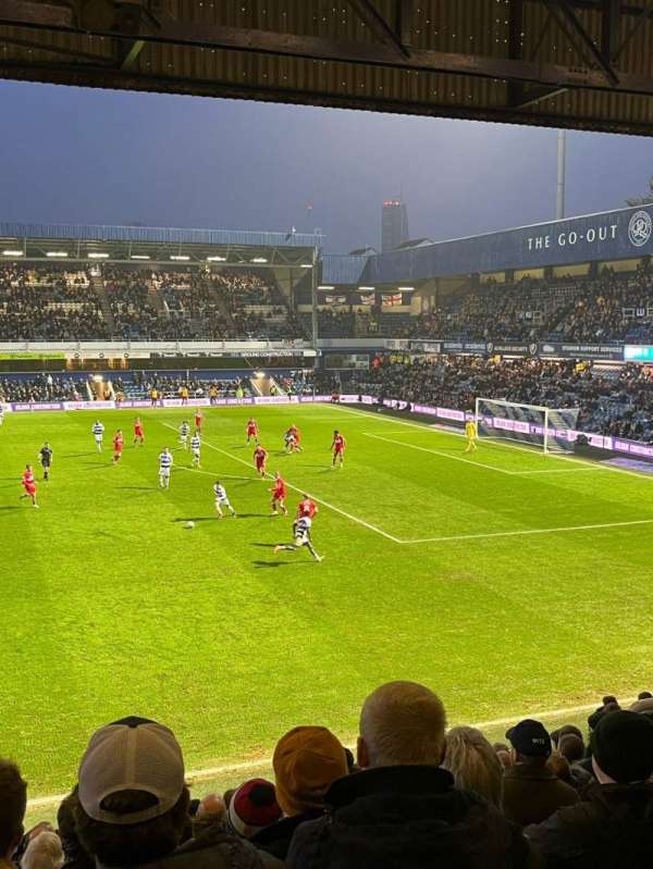 Loftus Road, section: S, row: T, seat: 72
