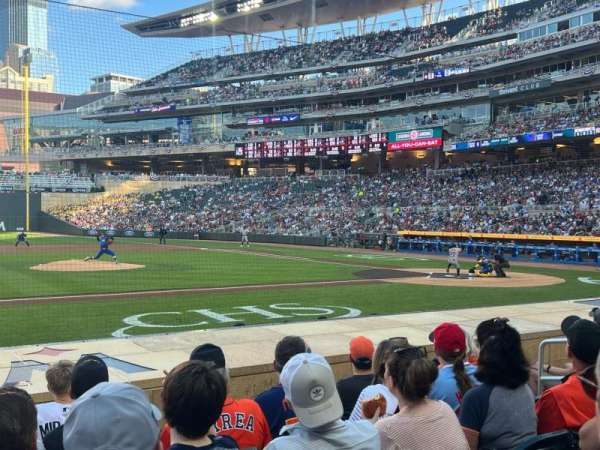 Target Field, section: 13, row: 10, seat: 8