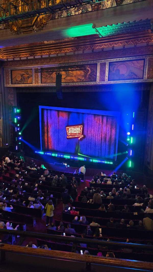 Hollywood Pantages Theatre, section: Mezzanine RC, row: B, seat: 212