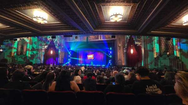 Hollywood Pantages Theatre, section: Orchestra RC, row: RR, seat: 208