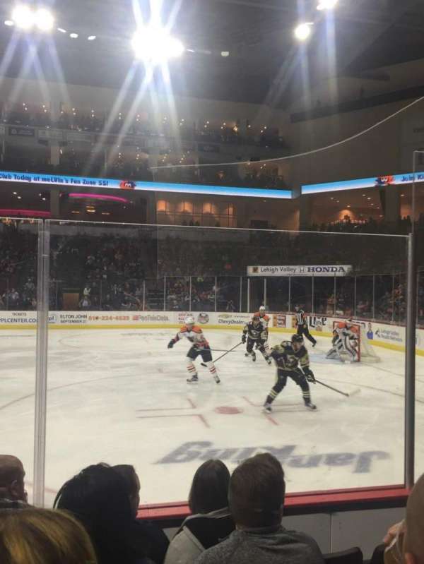 PPL Center, section: 103, row: 4, seat: 6