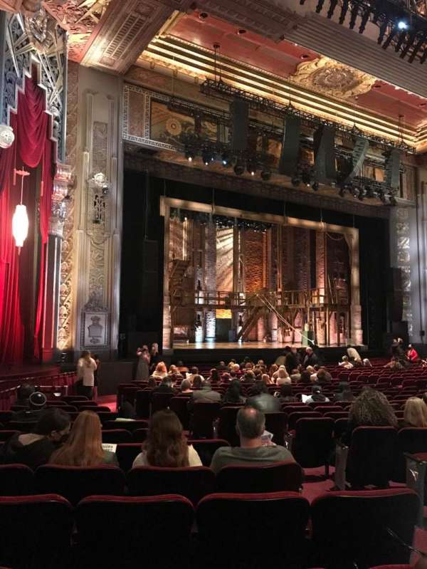 Hollywood Pantages Theatre, section: Orchestra L, row: X, seat: 9