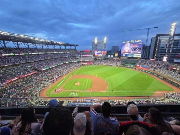 Truist Park, section: 418, row: 3, seat: 11