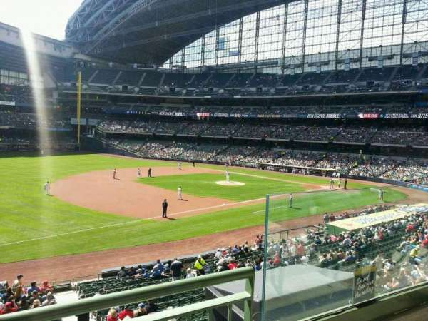 American Family Field, section: 228, row: 2, seat: 3