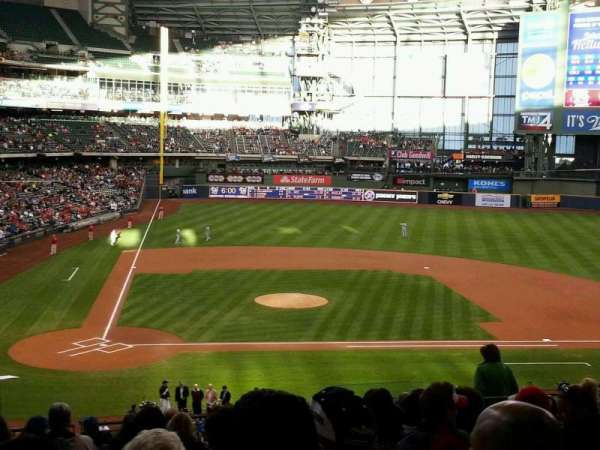 American Family Field, section: 215, row: 15, seat: 14