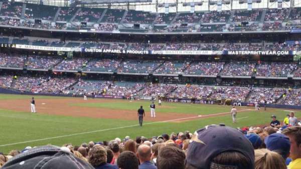 American Family Field, section: 127, row: 14, seat: 15
