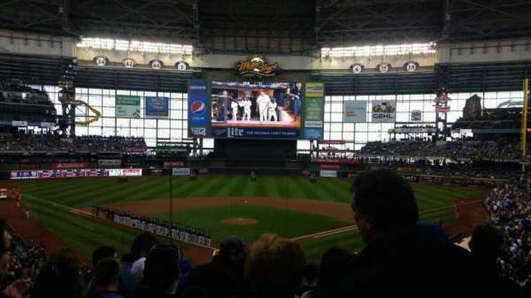 American Family Field, section: 218, row: 9, seat: 5