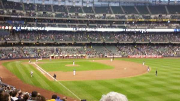 American Family Field, section: 206, row: 11, seat: 5