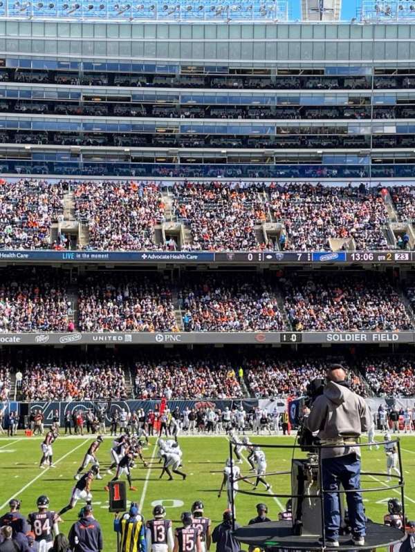 Soldier Field, section: 140, row: 10, seat: 7