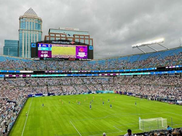 Bank of America Stadium, section: 204, row: 16, seat: 9
