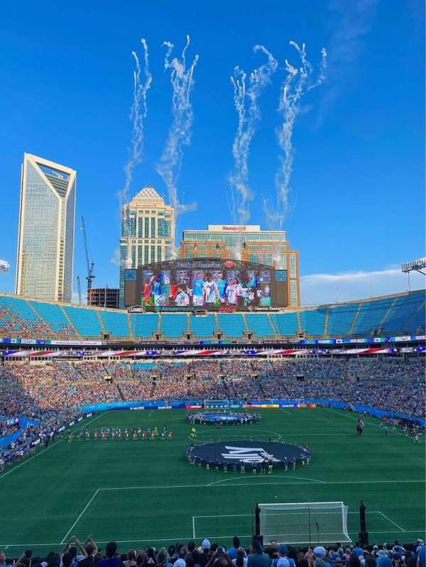 Bank of America Stadium, section: 202, row: 16, seat: 11