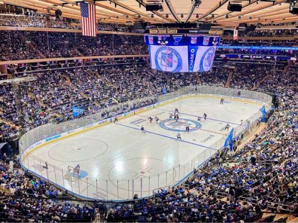 Madison Square Garden, section: 419, row: 2, seat: 15