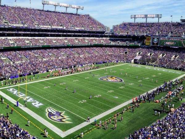 M&T Bank Stadium, section: 534, row: 2, seat: 3