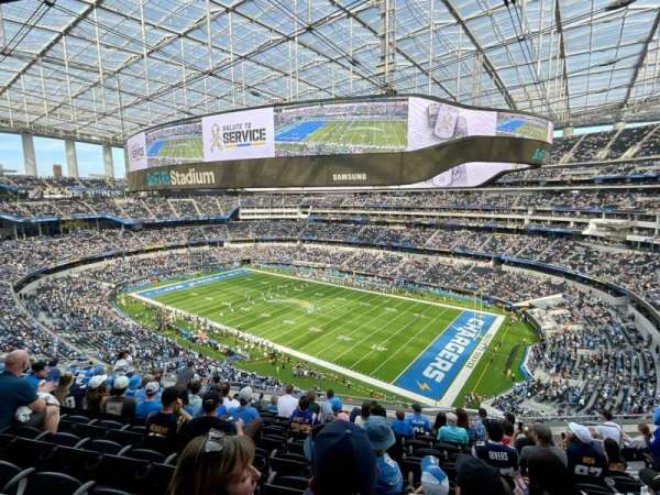 SoFi Stadium, section: 225, row: 15, seat: 3
