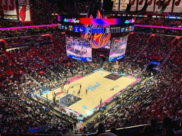 Kaseya Center, section: 402, row: 6, seat: 7