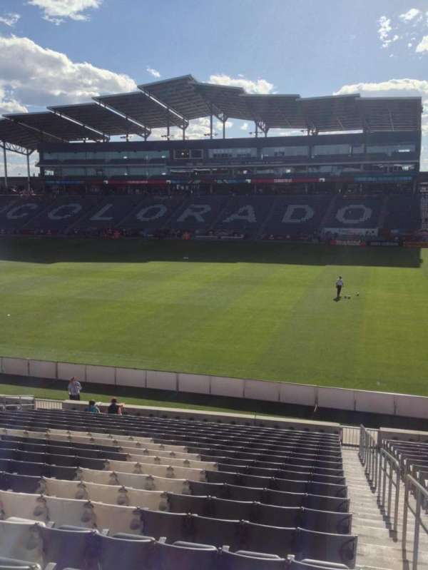Dick's Sporting Goods Park, section: 103, row: 21, seat: 1