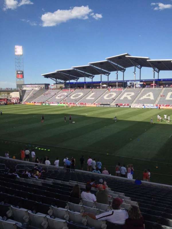 Dick's Sporting Goods Park, section: 125, row: 21, seat: 1