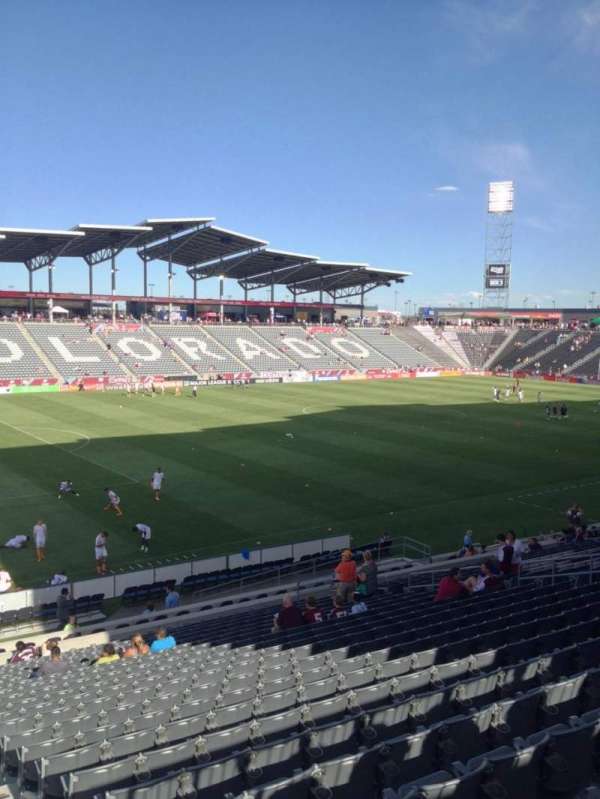 Dick's Sporting Goods Park, section: 134, row: 26, seat: 1