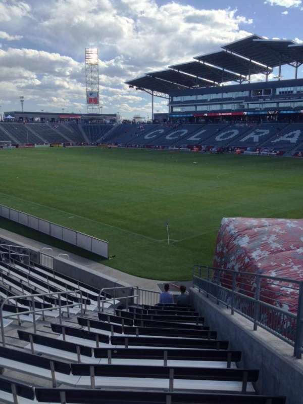 Dick's Sporting Goods Park, section: 100, row: 15, seat: 1