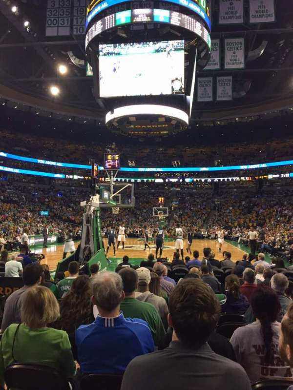 TD Garden, section: 17, row: K, seat: 9