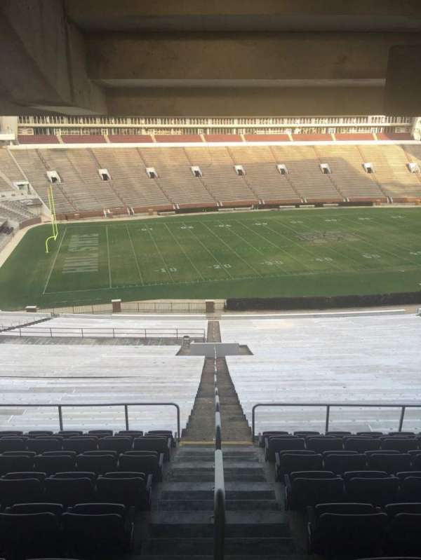 Davis Wade Stadium, section: 111, row: 67, seat: 01