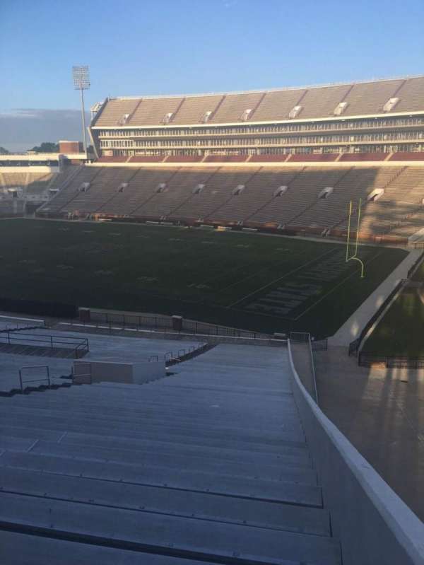 Davis Wade Stadium, section: 101, row: 59, seat: 1