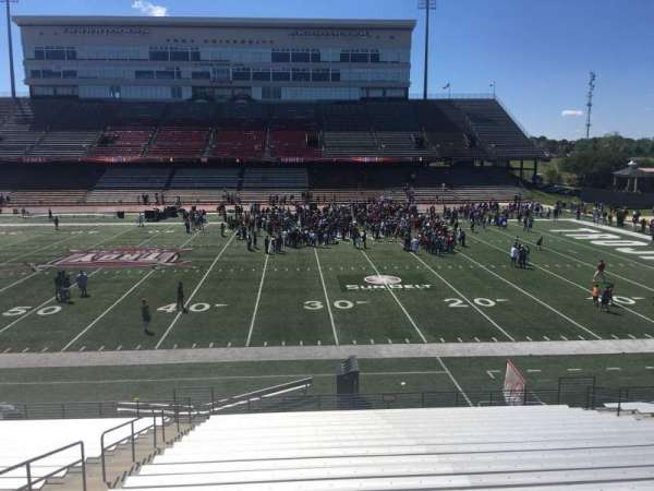 Veterans Memorial Stadium, section: 105, row: 20, seat: 1