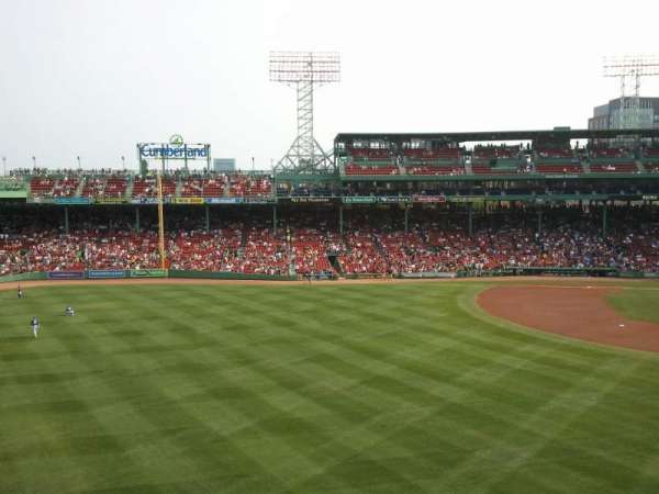 Fenway Park, section: Green Monster 6, row: 2, seat: 6