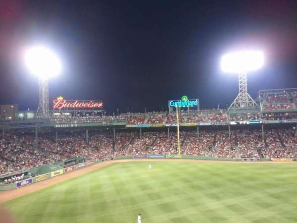 Fenway Park, section: Green Monster 6, row: 2, seat: 6
