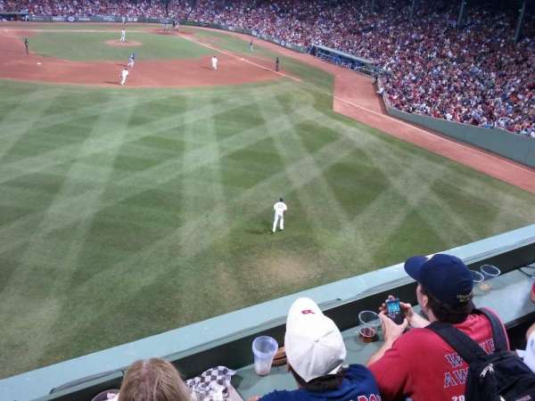 Fenway Park, section: Green Monster 6, row: 2, seat: 6